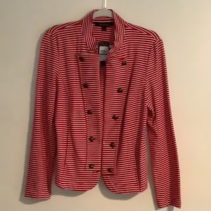 Read and black women’s jacket